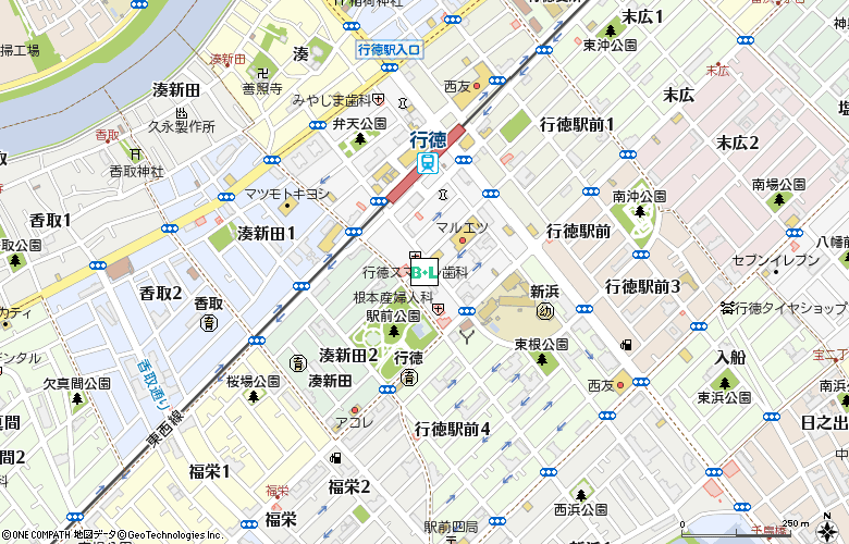 株式会社　佐久間コンタクトレンズ付近の地図